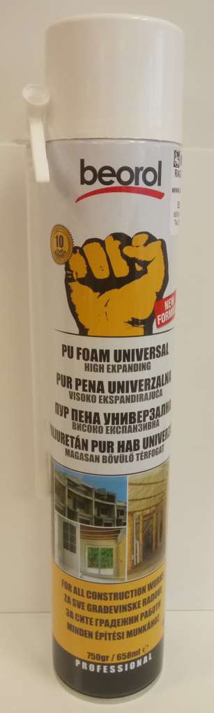Purhab, univerzális, magas tágulású, kézi, 750 g/658 ml