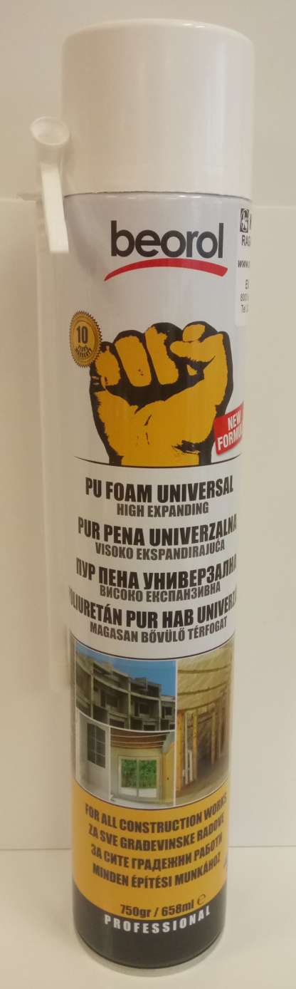Purhab, univerzális, magas tágulású, kézi, 750 g/658 ml