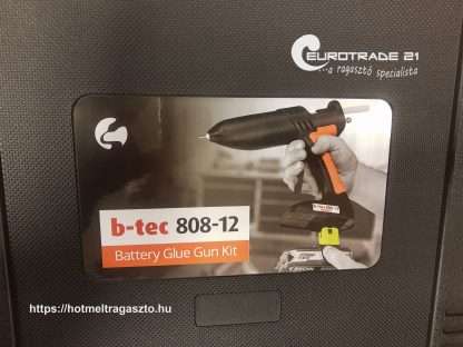 ragasztópisztoly akkumulátoros  b-tec 808-12 készletben - Image 2