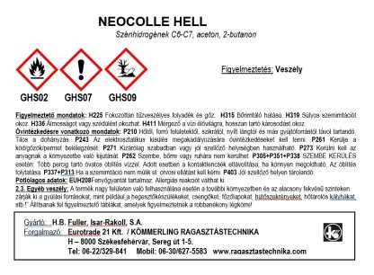 Cipőragasztó - Neocolle Hell / 4 kg - Image 2