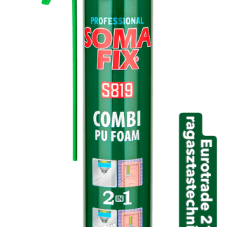 Purhab, Combi 2in1 kitöltő és szerelőhab, pisztolyos és kézi, 750 ml