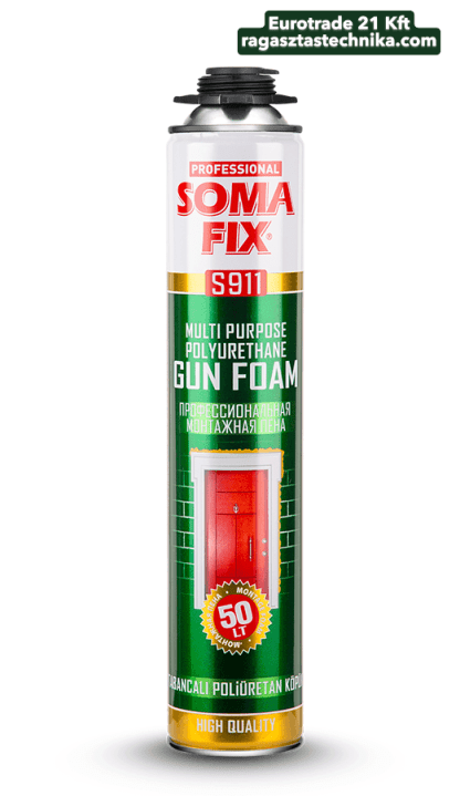Purhab, kitöltő és szerelőhab, pisztolyos, 750 ml